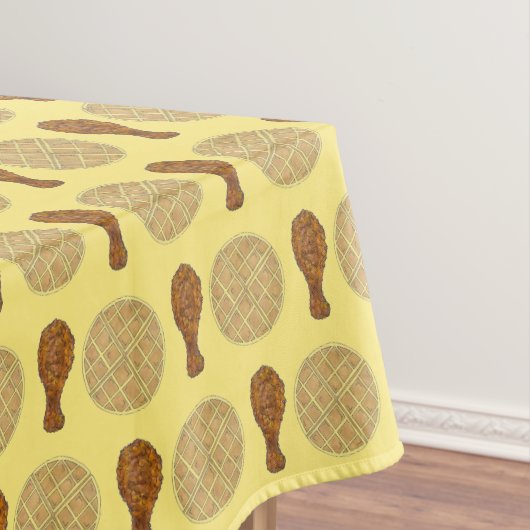 Frittiertes Hühnchen und Waffeln Südliches Soul Tischdecke (Beispiel)