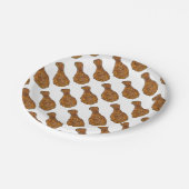 Frittiertes Hühnerleg Drumstick Soul Food Teller (Schrägansicht)