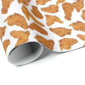 Frittiertes Hühnermuster Geschenkpapier (Rolleneckpunkt)