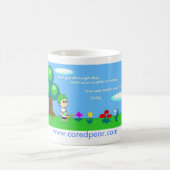 Fritz-Blumen-Zitat-Tasse Kaffeetasse (Mittel)