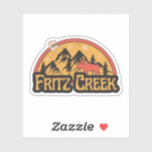 Fritz Creek, Alaska-Aufkleber Aufkleber (Blatt)