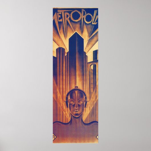 Fritz Lang METROPOLIS 1927 Science Fiction Film Vi Poster (Vorne)