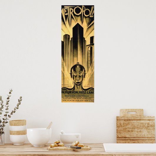 Fritz Lang Metropolis Poster (Küche)