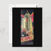 Fritz Lang Metropolis Postkarte (Vorne/Hinten)