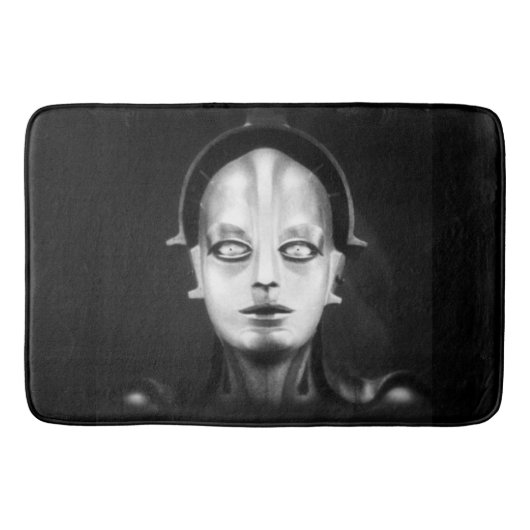 Fritz Langs Maschinenmensch Badematte (Vorderseite)