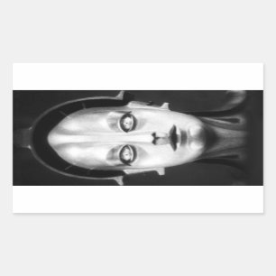 Fritz Langs Maschinenmensch Rechteckiger Aufkleber