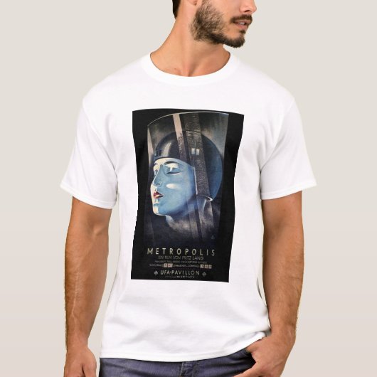 Fritz Langs Metropolis (1927) T-Shirt (Vorderseite)