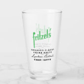 Fritzel's Restaurant, Staat & Lake, Chicago, IL Glas (Rückseite)