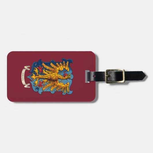Friuli-Wappen Gepäckanhänger (Vorderseite horizontal)