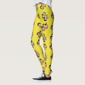 Frivolly Dandelion Yellow Finger Paint Pattern Leggings (Links)