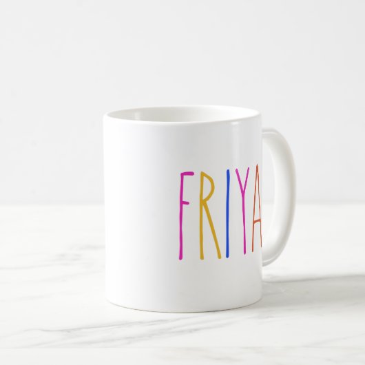 FRIYAY Coffee Tasse (VorderseiteRechts)