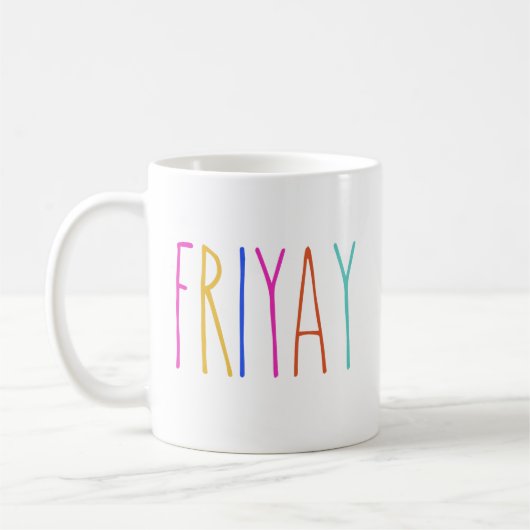 FRIYAY Coffee Tasse (Links)