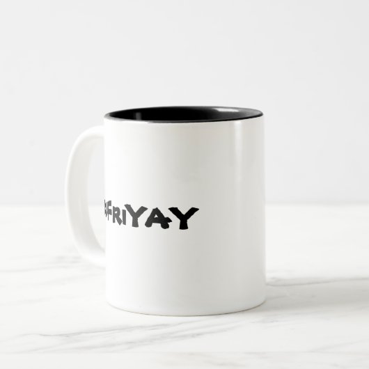 FriYay Tasse (Vorderseite Links)