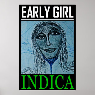 FRLY GIRL INDICA POSTER
