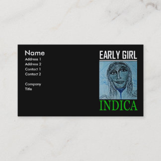 FRLY GIRL INDICA VISITENKARTE
