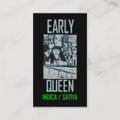 FRLY QUEEN INDICA SATIVA VISITENKARTE (Rückseite)
