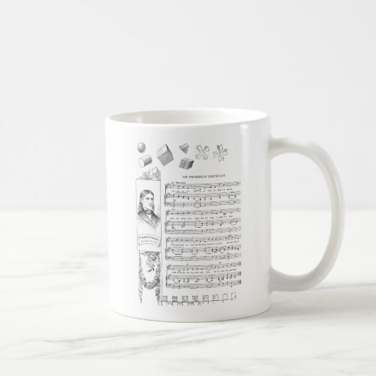 Fröbel-Lied und seine Geschenke Kaffeetasse (Rechts)