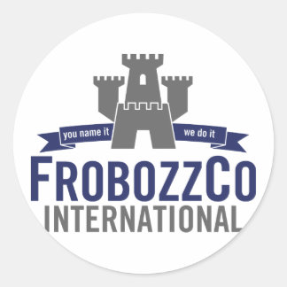 frobozzco+zork+logo runder aufkleber