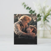 FRODO™ in Samwise's Arms Postkarte (Stehend Vorderseite)