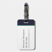 FRODO™ Leaving THE SHIRE™ Silhouette Gepäckanhänger (Rückseite vertikal)