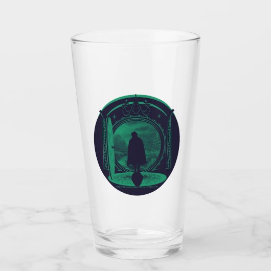 FRODO™ Leaving THE SHIRE™ Silhouette Glas (Vorderseite)