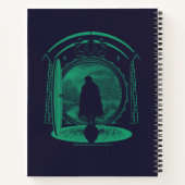 FRODO™ Leaving THE SHIRE™ Silhouette Notizblock (Rückseite)
