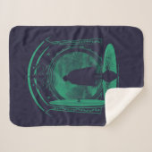 FRODO™ Leaving THE SHIRE™ Silhouette Sherpadecke (Vorderseite (Horizontal))