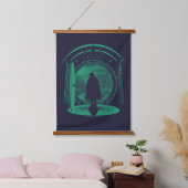 FRODO™ Leaving THE SHIRE™ Silhouette Wandteppich Mit Holzrahmen (Schlafzimmer)