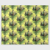 FRODO™ mit Hobbits Vector Collage Geschenkpapier (Flach)