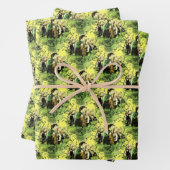 FRODO™ mit Hobbits Vector Collage Geschenkpapier Set (Beispiel)