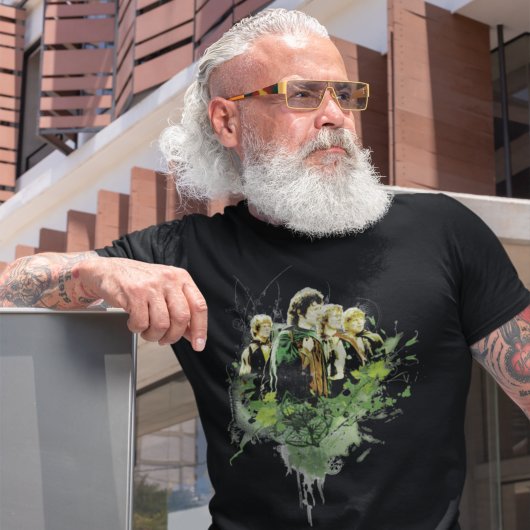 FRODO™ mit Hobbits Vector Collage T-Shirt