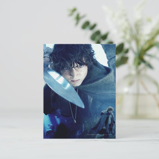 FRODO™ mit Schwert Postkarte (Stehend Vorderseite)