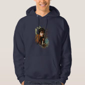 FRODO™ Mixed Media Vector Collage Hoodie (Vorderseite)