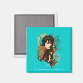 FRODO™ Mixed Media Vector Collage Magnet (Vorderseite/Rückseite)