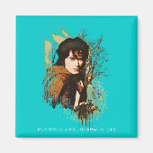FRODO™ Mixed Media Vector Collage Magnet (Vorne)
