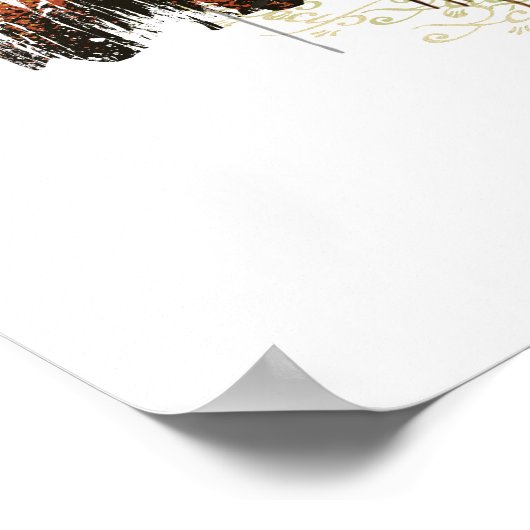 FRODO™ Mixed Media Vector Collage Poster (Ecke)