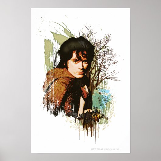 FRODO™ Mixed Media Vector Collage Poster (Vorne)