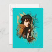 FRODO™ Mixed Media Vector Collage Postkarte (Vorne/Hinten)