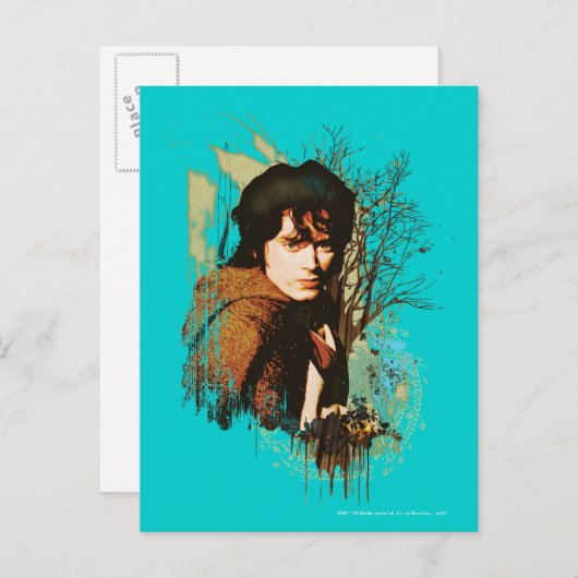 FRODO™ Mixed Media Vector Collage Postkarte (Vorne/Hinten)