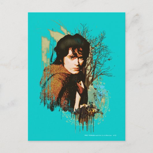 FRODO™ Mixed Media Vector Collage Postkarte (Vorderseite)