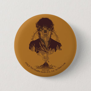 FRODO™ MOUNT DOOM™ Tengwar-Inschrift Grafik Button