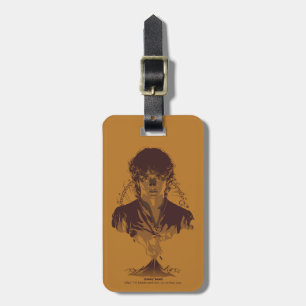 FRODO™ MOUNT DOOM™ Tengwar-Inschrift Grafik Gepäckanhänger