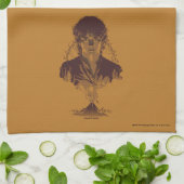 FRODO™ MOUNT DOOM™ Tengwar-Inschrift Grafik Geschirrtuch (Gefaltet)