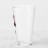 FRODO™ MOUNT DOOM™ Tengwar-Inschrift Grafik Glas (Links)
