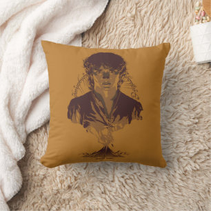 FRODO™ MOUNT DOOM™ Tengwar-Inschrift Grafik Kissen