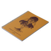 FRODO™ MOUNT DOOM™ Tengwar-Inschrift Grafik Notizblock (Linke Seite)