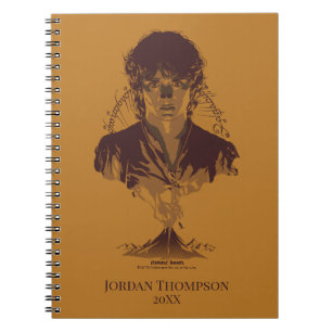 FRODO™ MOUNT DOOM™ Tengwar-Inschrift Grafik Notizblock