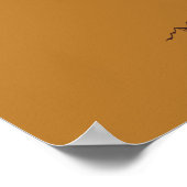 FRODO™ MOUNT DOOM™ Tengwar-Inschrift Grafik Poster (Ecke)