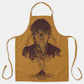 FRODO™ MOUNT DOOM™ Tengwar-Inschrift Grafik Schürze (Vorderseite)