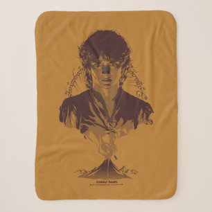 FRODO™ MOUNT DOOM™ Tengwar-Inschrift Grafik Sherpadecke